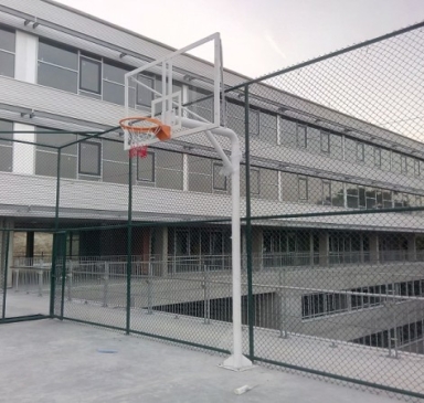 2- Tek Direkli Cam Panyalı Basketbol Potası
