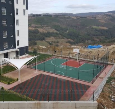 Tek Pota Basketbol Sahası Yapımı